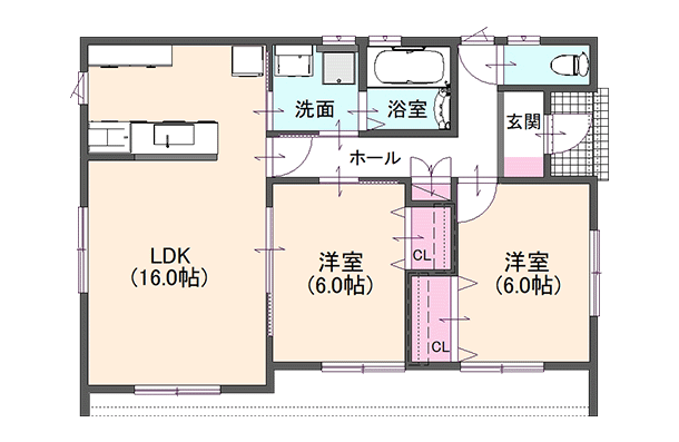 お互いを尊重して暮らす大人親子の平屋