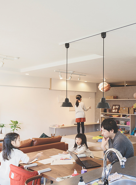 家族だけのプライベート空間を充実させたい4人暮らしの若い世代の