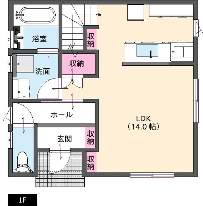26坪プランB1F