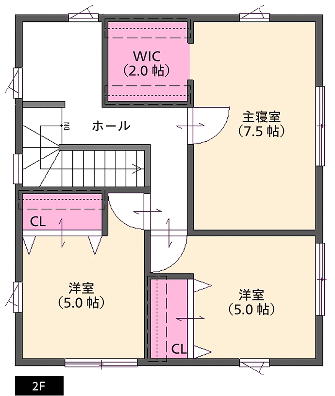 28坪プランB2F