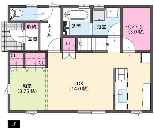 34坪プランB1F