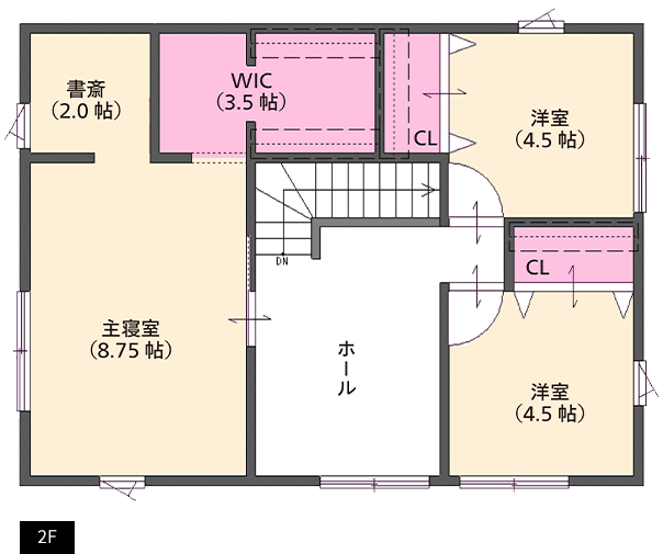34坪プランB2F
