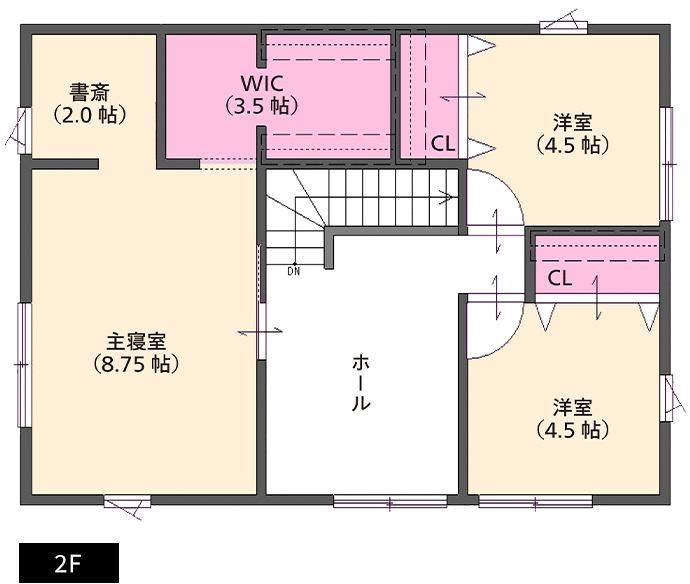 34坪プランB2F