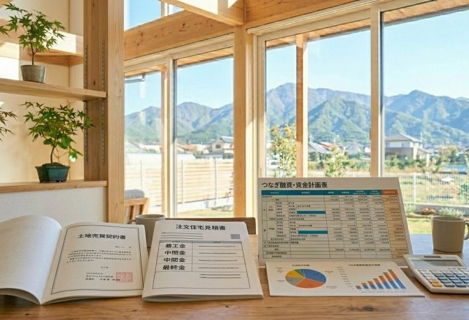 つなぎ融資とは？注文住宅が完成するまでに必要なお金の流れ