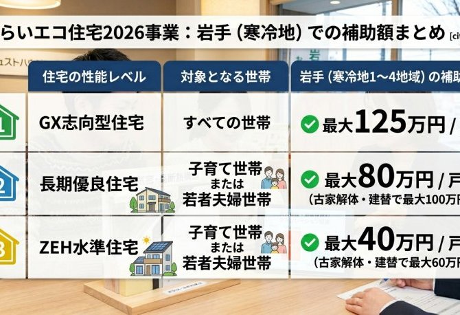 補助金最大活用！ZEHや長期優良住宅で受け取れる「お金」のまとめ