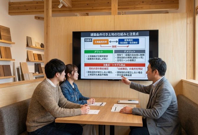 「建築条件付き土地」とは？知っておくべきメリット・デメリットと契約時の注意点