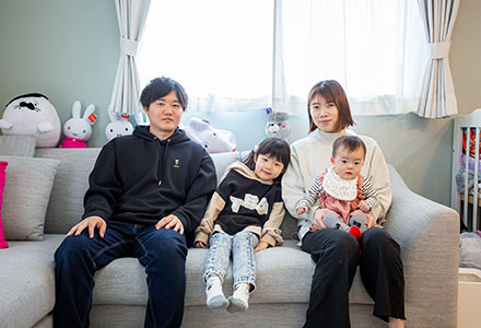 企画型でも選べる幅が広く、思い描いていた家が建ちました